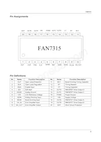 FAN7315GX Datasheet Page 3