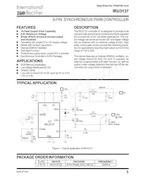 IRU3137CSTRPBF Datenblatt Cover