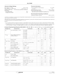 ISL21009BFB850ZS2568 Datasheet Pagina 4