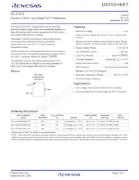 ISL21032CPH306Z-TK Datasheet Copertura