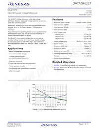 ISL21070DIH306Z-TK Datasheet Cover