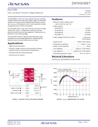 ISL21090BFB812Z-TK Datasheet Copertura