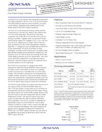 ISL6118HIBZA-T Datasheet Copertura