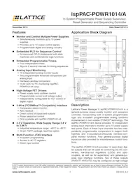 ISPPAC-POWR1014A-02T48I Datenblatt Cover