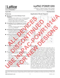 ISPPAC-POWR1208-01T44I Datasheet Pagina 2