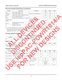 ISPPAC-POWR1208-01T44I數據表 頁面 6