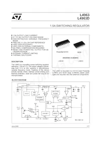 L4963D Datenblatt Cover