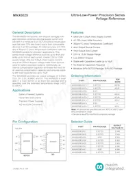 MAX6029ESA25+T Datasheet Cover