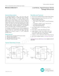 MAX6070BAUT12/V+T Datasheet Copertura