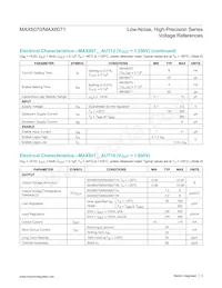 MAX6070BAUT12/V+T Datasheet Pagina 3