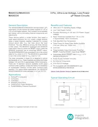 MAX6334UR18D3+T Datenblatt Cover