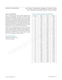 MAX6420UK33+ Datasheet Page 9