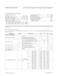 MAX6760TATAD3+ Datasheet Page 2