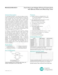 MAX6831YHUT+ Datasheet Cover