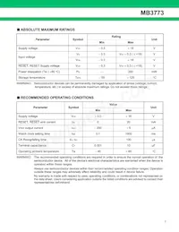 MB3773PF-G-BND-JN-ERE1 Datasheet Pagina 7