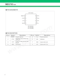 MB3793-30APNF-G-JN-6E1 Datasheet Pagina 3