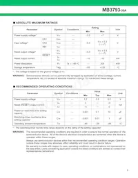 MB3793-30APNF-G-JN-6E1 Datasheet Pagina 6