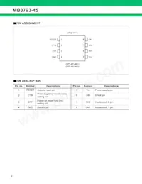 MB3793-45PNF-G-JN-6E1 Datasheet Pagina 2