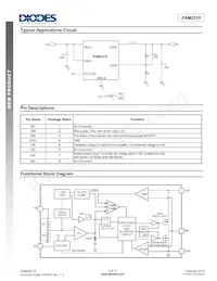 PAM2310BECADJR Datasheet Page 2