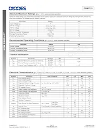 PAM2310BECADJR Datasheet Page 3