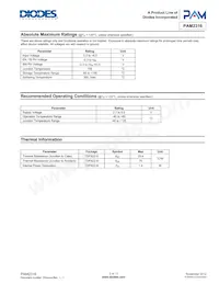 PAM2316AGCADJ數據表 頁面 3