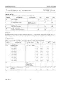 PCF1252-6T/F4 Datasheet Page 4