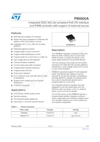 PM8800A Datasheet Cover