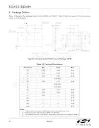 SI3400-E1-GM Datasheet Page 16