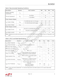 SI3452D-B02-GMR Datasheet Pagina 5