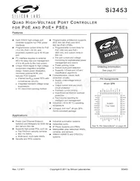 SI3453C-B02-GMR Datasheet Cover