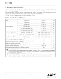SI3453C-B02-GMR Datasheet Pagina 4