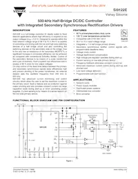 SI9122EDQ-T1-E3 Datasheet Cover