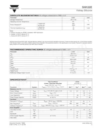 SI9122EDQ-T1-E3 Datasheet Page 3