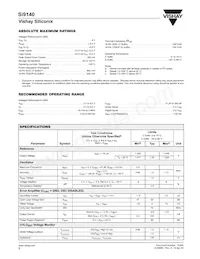 SI9140DY-T1-E3 Datasheet Pagina 2