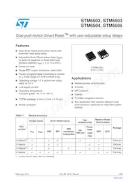 STM6503VEAADG6F Datenblatt Cover