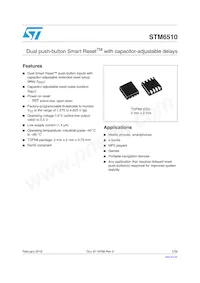 STM6510RCACDG6F數據表 封面