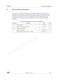 STM6519APBBUB6F Datasheet Pagina 15