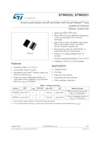 STM6600BQ24DM6F Datasheet Cover