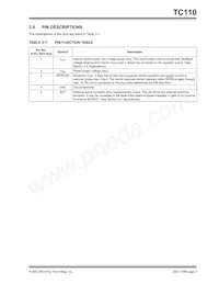 TC110503ECTTR Datasheet Pagina 3
