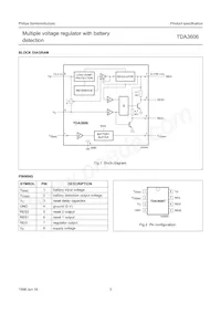 TDA3606T/N1數據表 頁面 3