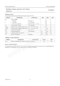 TDA3606T/N1 Datasheet Pagina 5