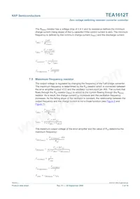 TEA1612T/N1 Datasheet Pagina 7