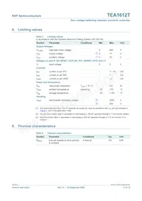 TEA1612T/N1 Datasheet Pagina 11