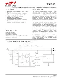 TS12001ITD1022T Datasheet Cover