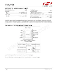 TS12001ITD1022T Datasheet Pagina 2