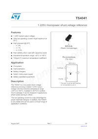 TS4041EILT-1.2 Datenblatt Cover