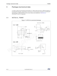 TS4061BILT-1.25 Datasheet Pagina 8