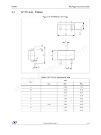 TS4061BILT-1.25數據表 頁面 11