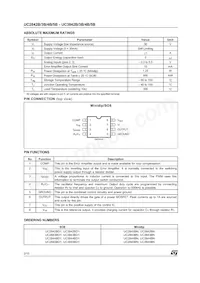 UC3845BNST Datasheet Pagina 2