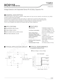 XC6118N50DGR-G Datasheet Cover